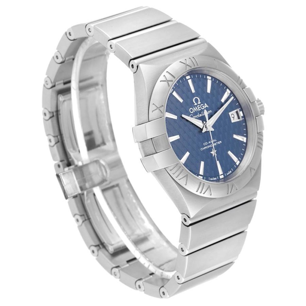 Omega Constellation 35mm Blue Dial Steel Mens Watch 123.10.35.20.03.002 Omega Constellation 35mm Blue Dial Steel Mens Watch 123.10.35.20.03.002