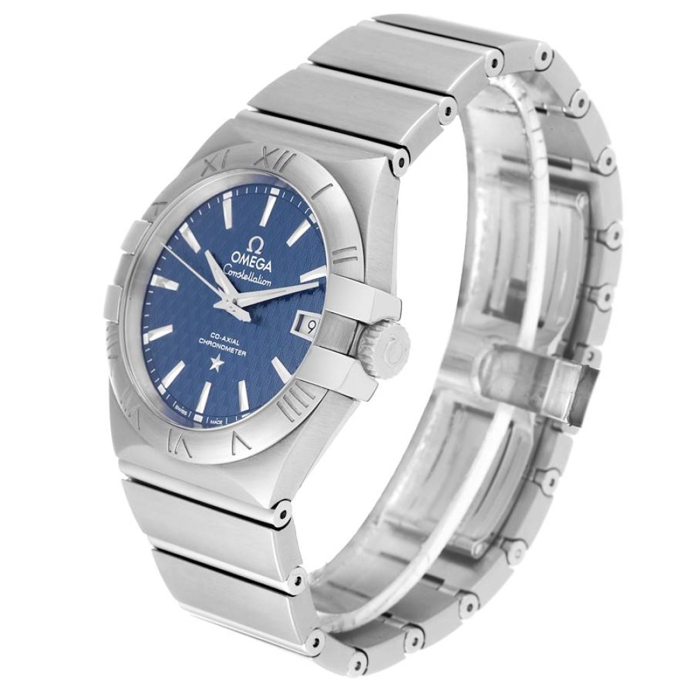Omega Constellation 35mm Blue Dial Steel Mens Watch 123.10.35.20.03.002 Omega Constellation 35mm Blue Dial Steel Mens Watch 123.10.35.20.03.002