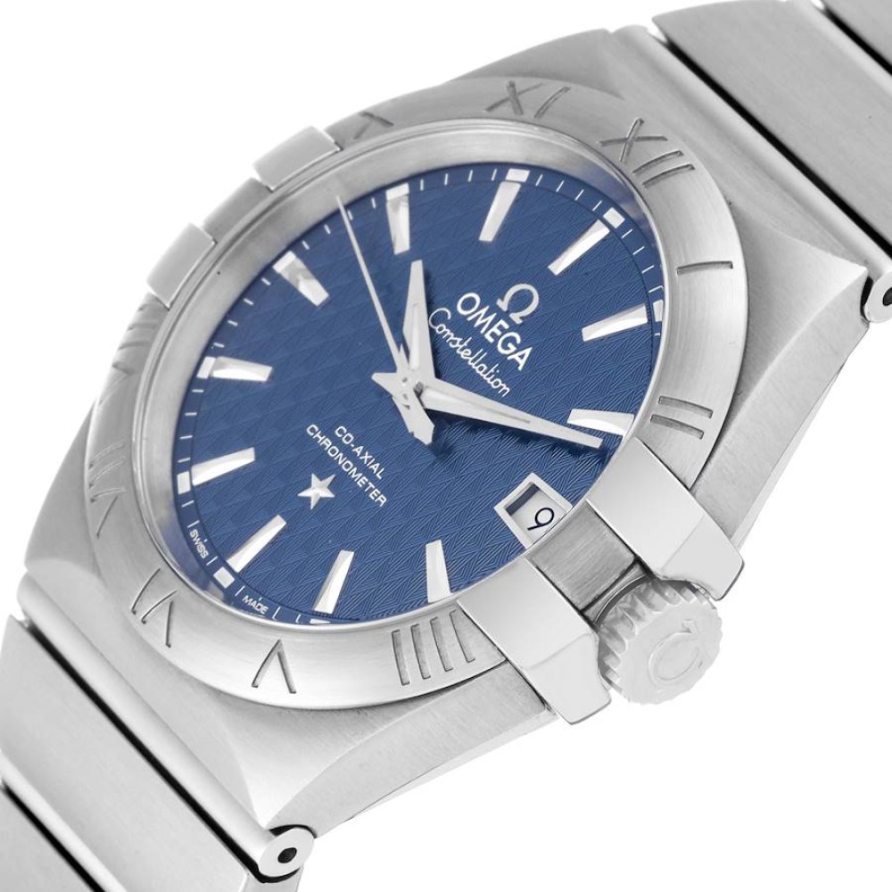Omega Constellation 35mm Blue Dial Steel Mens Watch 123.10.35.20.03.002 Omega Constellation 35mm Blue Dial Steel Mens Watch 123.10.35.20.03.002