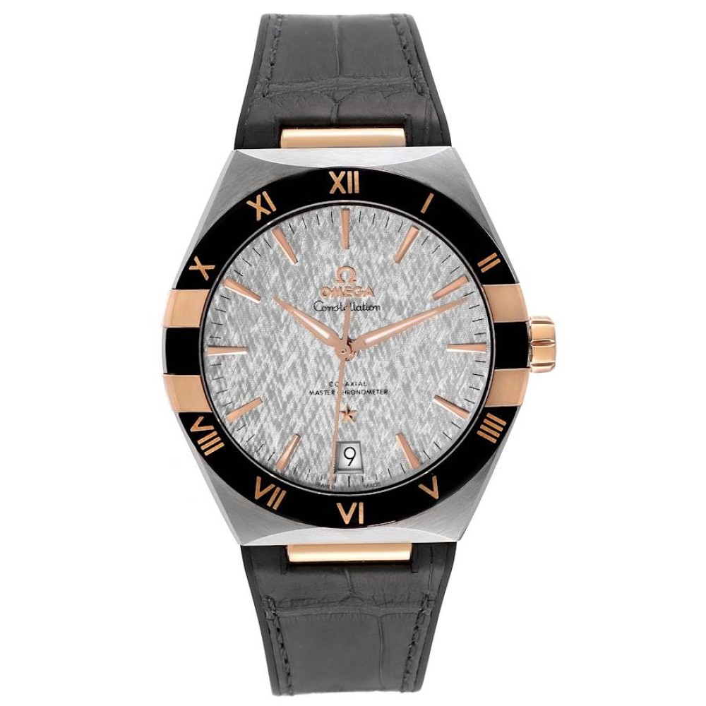 Omega Constellation 41mm Steel Rose Gold Mens Watch 131.23.41.21.06.001 Omega Constellation 41mm Steel Rose Gold Mens Watch 131.23.41.21.06.001