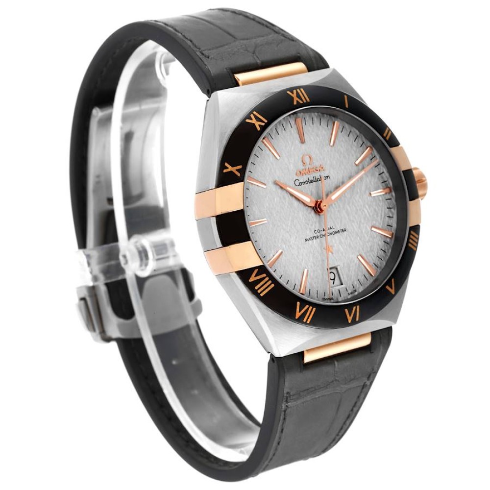 Omega Constellation 41mm Steel Rose Gold Mens Watch 131.23.41.21.06.001 Omega Constellation 41mm Steel Rose Gold Mens Watch 131.23.41.21.06.001