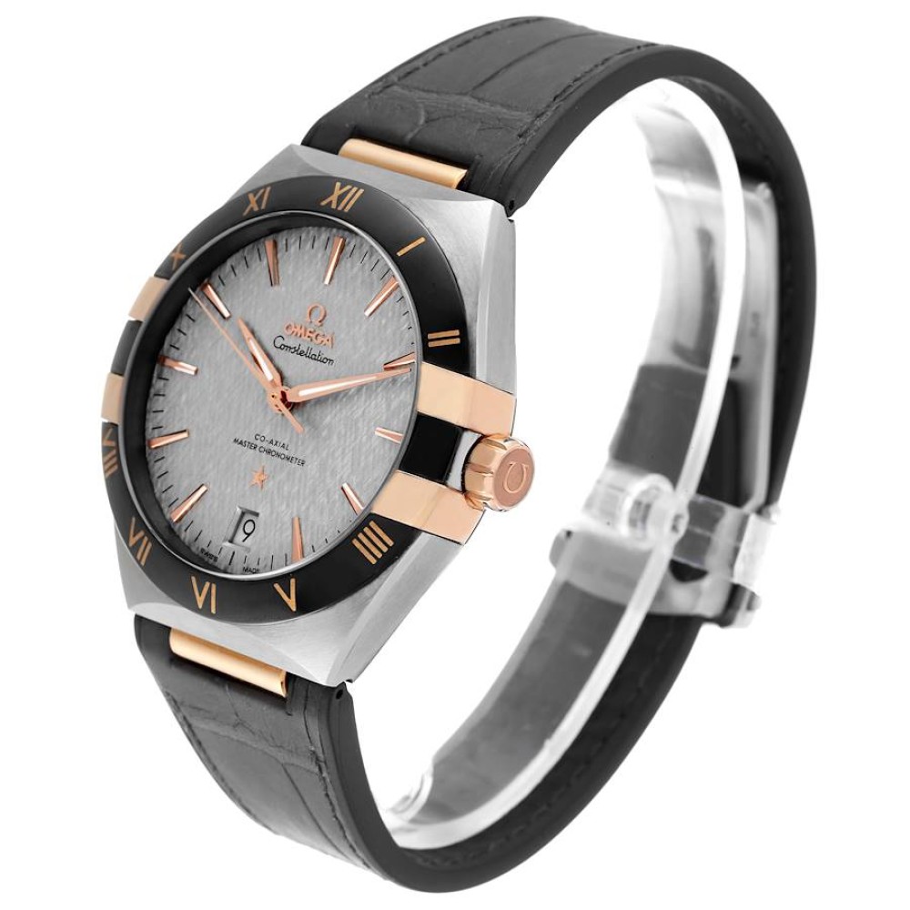 Omega Constellation 41mm Steel Rose Gold Mens Watch 131.23.41.21.06.001 Omega Constellation 41mm Steel Rose Gold Mens Watch 131.23.41.21.06.001