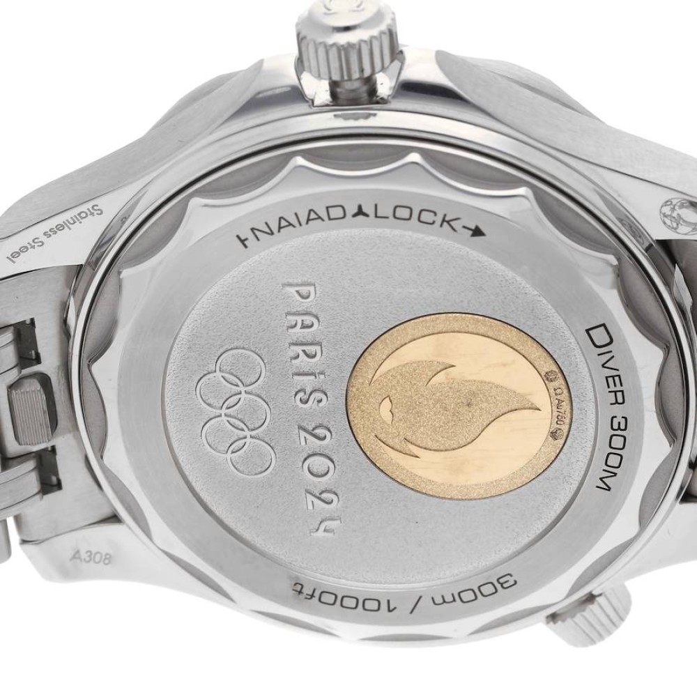 Omega Seamaster Paris 2024 Steel Yellow Gold Watch 522.21.42.20.04.001 Omega Seamaster Paris 2024 Steel Yellow Gold Watch 522.21.42.20.04.001