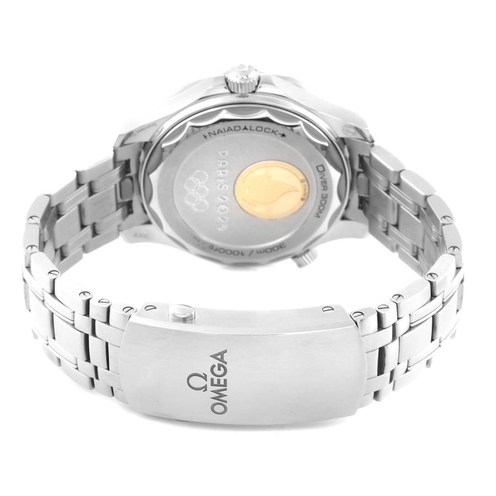Omega Seamaster Paris 2024 Steel Yellow Gold Watch 522.21.42.20.04.001 Omega Seamaster Paris 2024 Steel Yellow Gold Watch 522.21.42.20.04.001