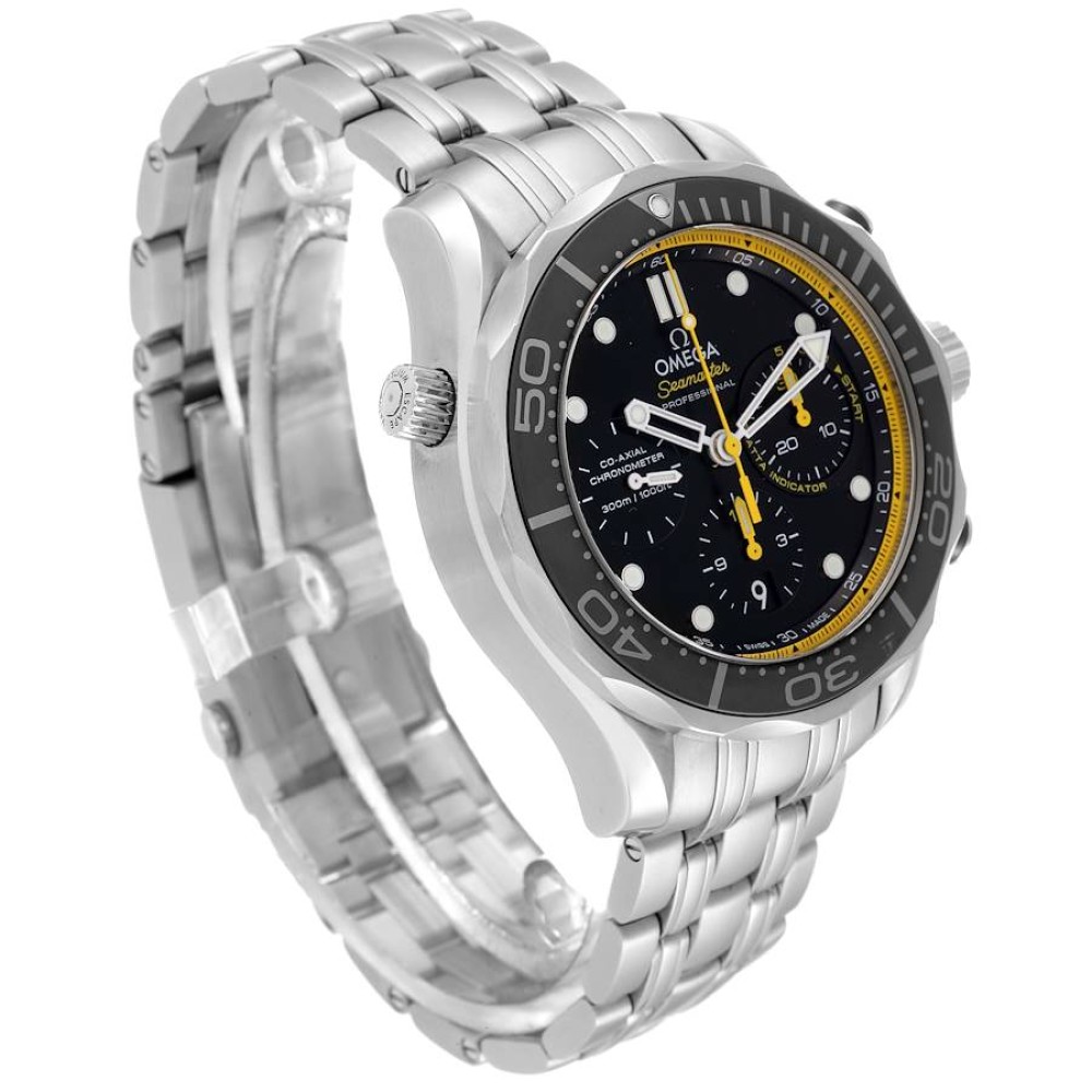 Omega Seamaster Regatta Yellow Hands Mens Watch 212.30.44.50.01.002 Omega Seamaster Regatta Yellow Hands Mens Watch 212.30.44.50.01.002