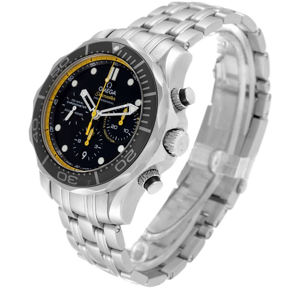 Omega Seamaster Regatta Yellow Hands Mens Watch 212.30.44.50.01.002 Omega Seamaster Regatta Yellow Hands Mens Watch 212.30.44.50.01.002