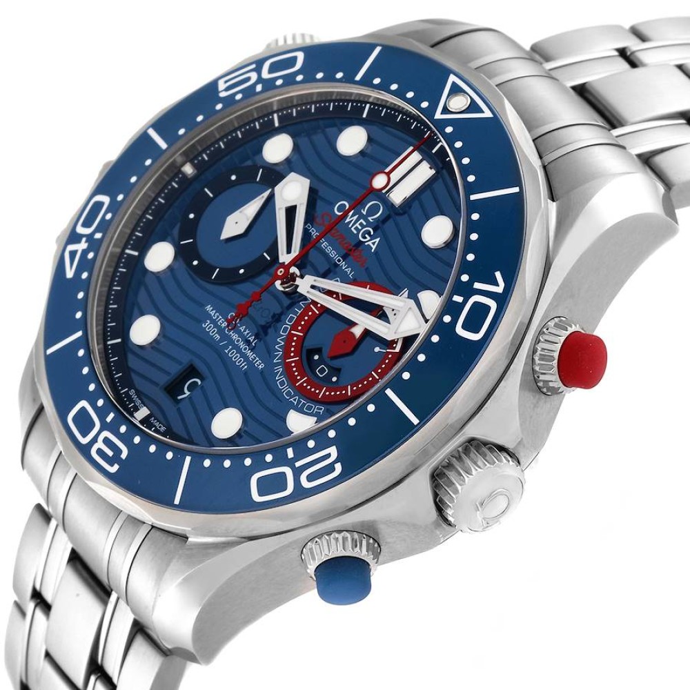 Omega Seamaster 44 Chronograph Steel Mens Watch 210.30.44.51.03.002 Omega Seamaster 44 Chronograph Steel Mens Watch 210.30.44.51.03.002