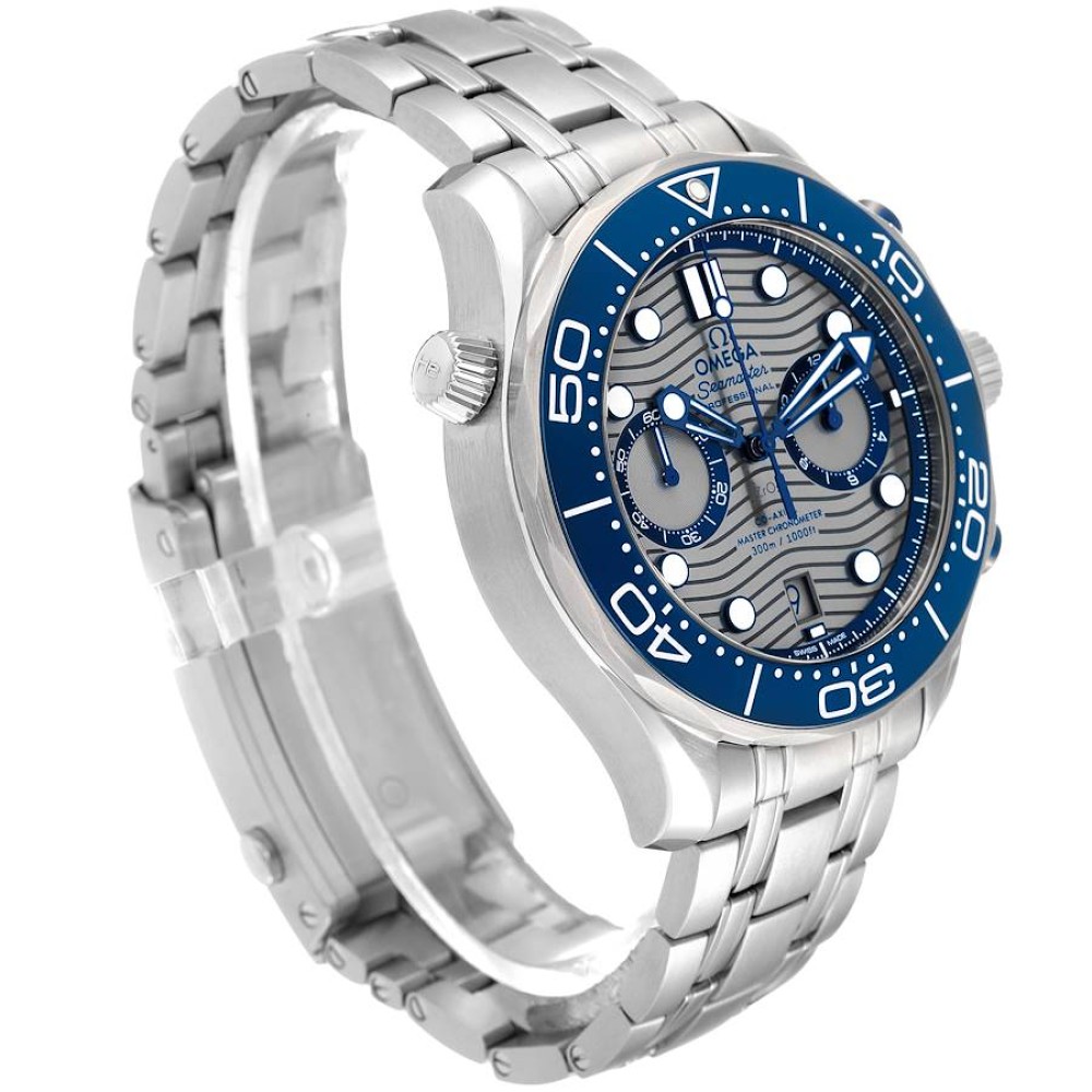 Omega Seamaster 44 Chronograph Steel Mens Watch 210.30.44.51.06.001 Omega Seamaster 44 Chronograph Steel Mens Watch 210.30.44.51.06.001