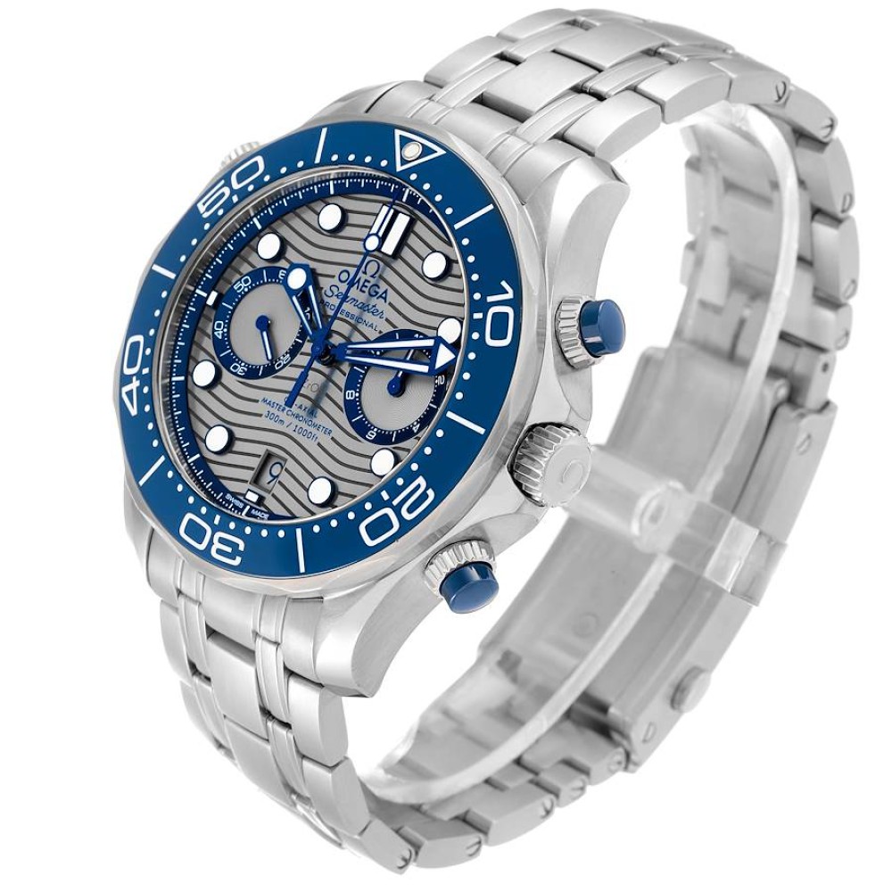 Omega Seamaster 44 Chronograph Steel Mens Watch 210.30.44.51.06.001 Omega Seamaster 44 Chronograph Steel Mens Watch 210.30.44.51.06.001