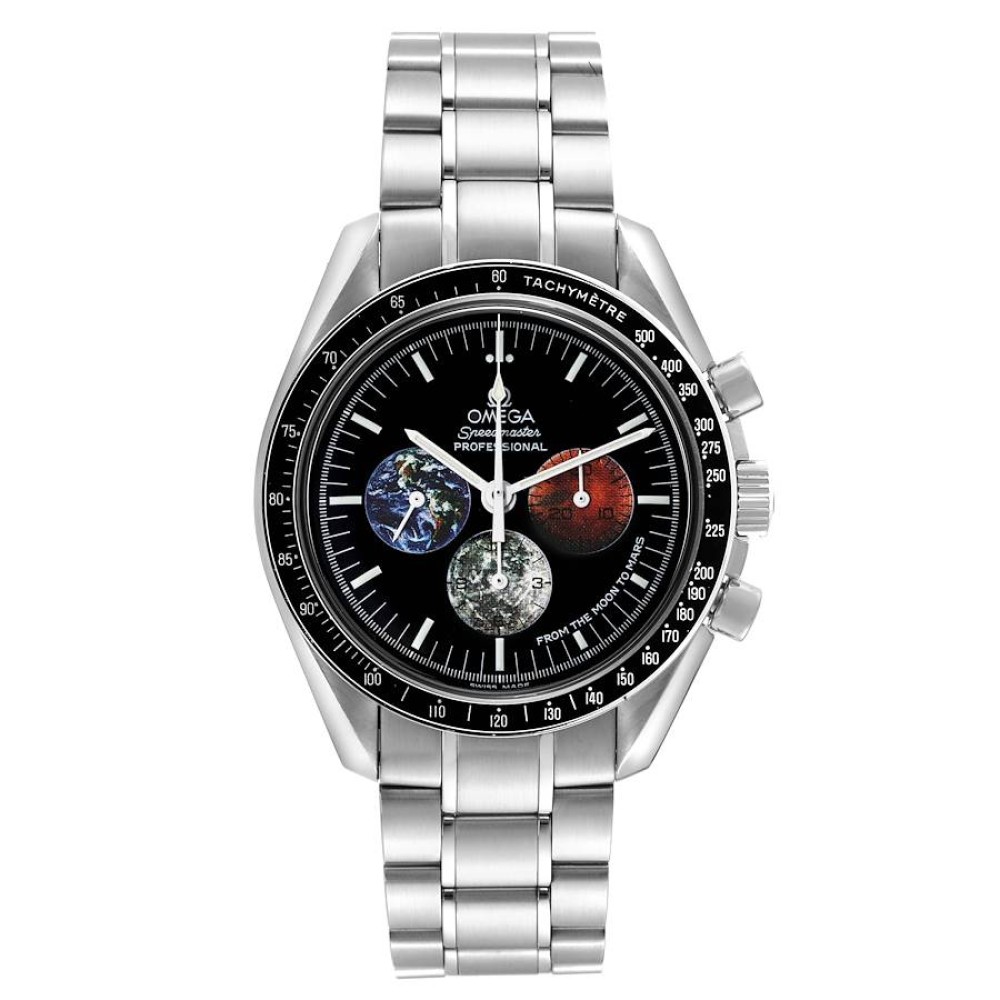 Omega Speedmaster Limited Edition Moon to Mars Steel Mens Watch 3577.50.00 Omega Speedmaster Limited Edition Moon to Mars Steel Mens Watch 3577.50.00