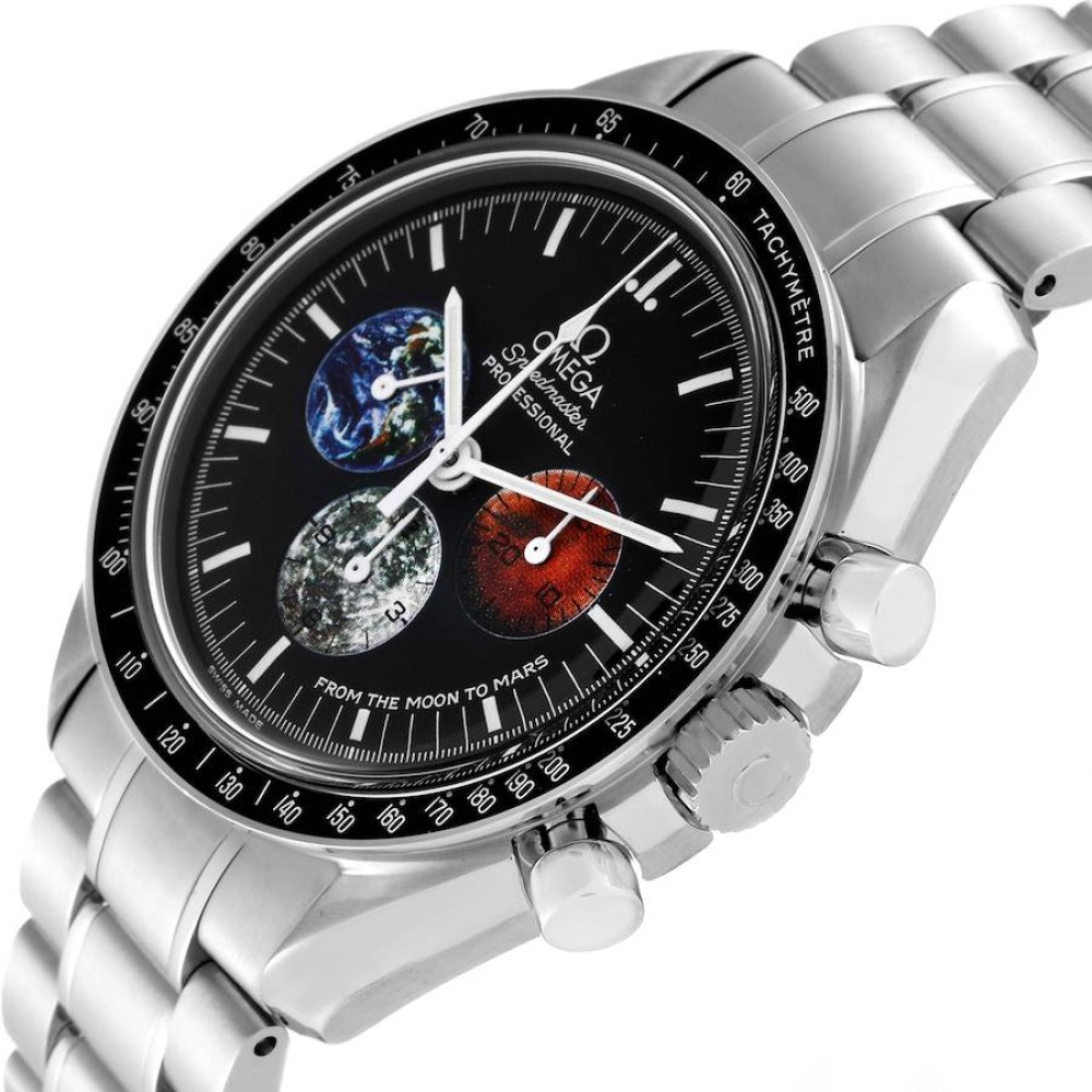Omega Speedmaster Limited Edition Moon to Mars Steel Mens Watch 3577.50.00 Omega Speedmaster Limited Edition Moon to Mars Steel Mens Watch 3577.50.00