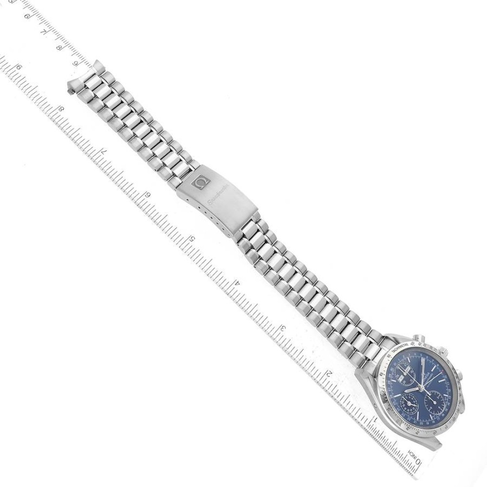 Omega Speedmaster Day Date 39 Blue Dial Steel Vintage Mens Watch 3523.80.00 Omega Speedmaster Day Date 39 Blue Dial Steel Vintage Mens Watch 3523.80.00