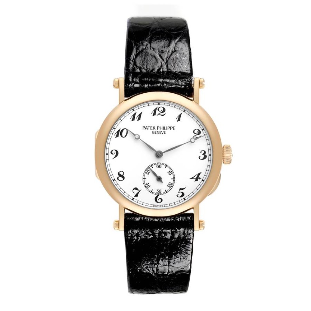 Patek Philippe Calatrava Officier Yellow Gold Mens Watch 3960 Patek Philippe Calatrava Officier Yellow Gold Mens Watch 3960
