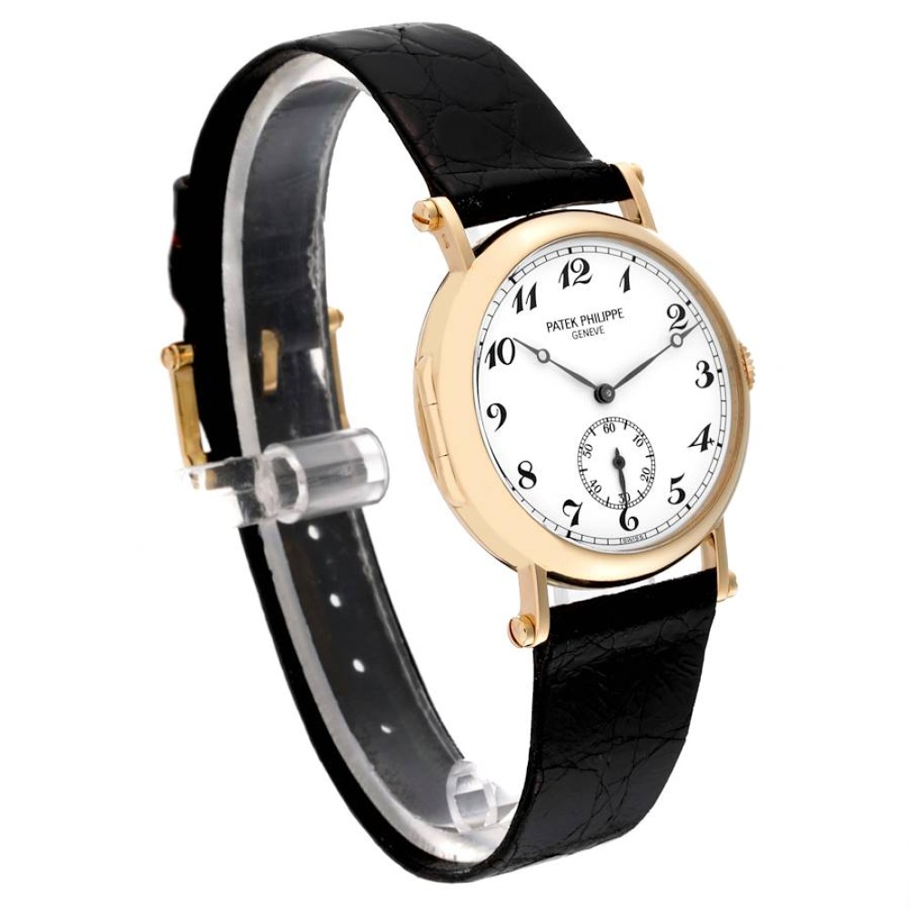 Patek Philippe Calatrava Officier Yellow Gold Mens Watch 3960 Patek Philippe Calatrava Officier Yellow Gold Mens Watch 3960