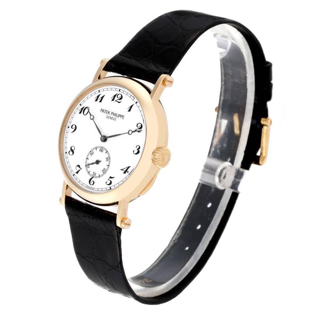 Patek Philippe Calatrava Officier Yellow Gold Mens Watch 3960 Patek Philippe Calatrava Officier Yellow Gold Mens Watch 3960