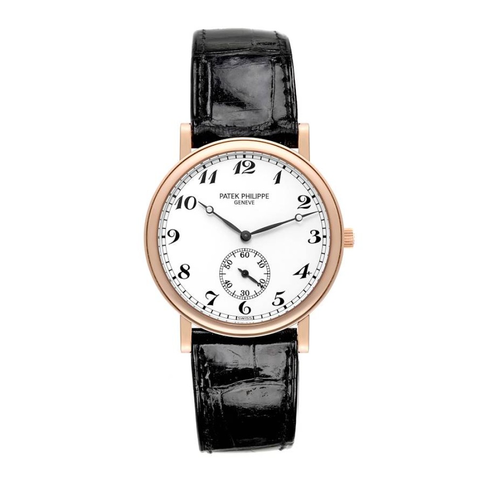 Patek Philippe Calatrava Officer Rose Gold Mens Watch 5022 Patek Philippe Calatrava Officer Rose Gold Mens Watch 5022