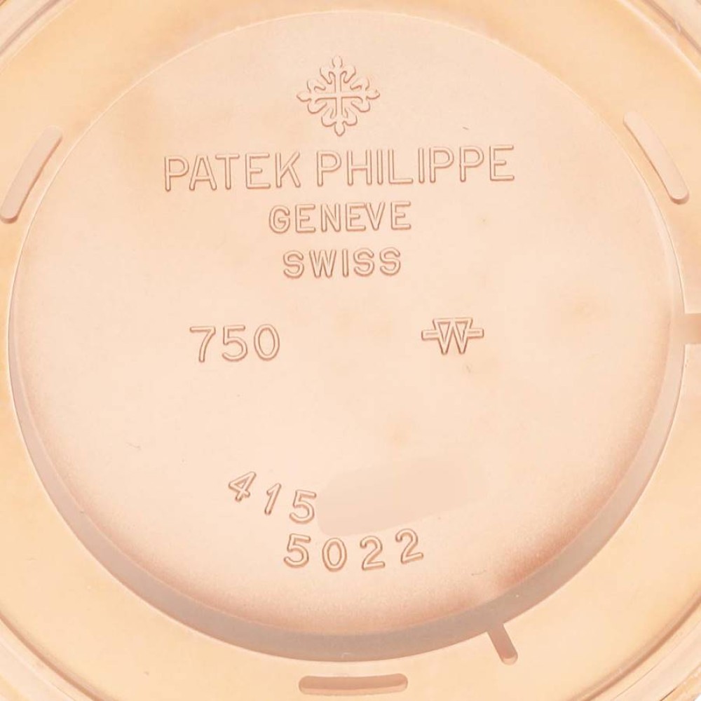Patek Philippe Calatrava Officer Rose Gold Mens Watch 5022 Patek Philippe Calatrava Officer Rose Gold Mens Watch 5022