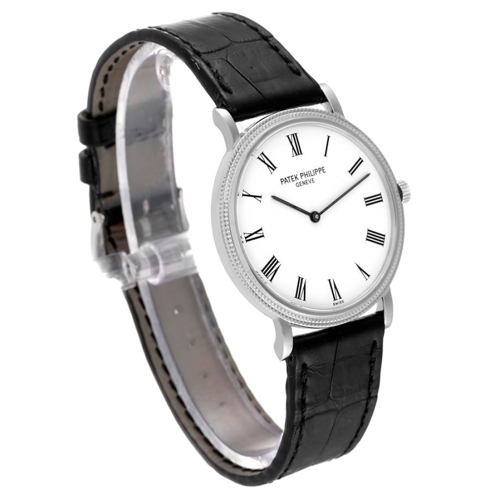 Patek Philippe Calatrava White Gold Automatic Mens Watch 5120 Patek Philippe Calatrava White Gold Automatic Mens Watch 5120