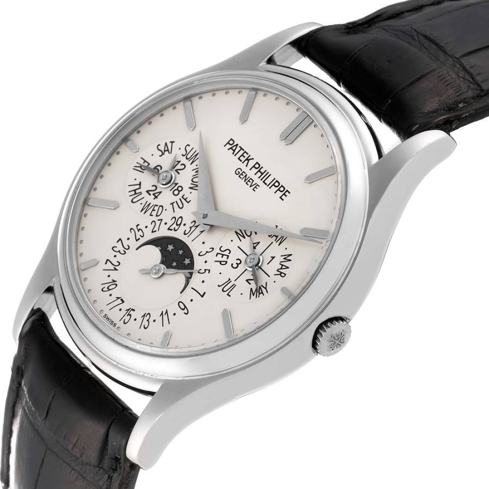 Patek Philippe Calatrava White Gold Grand Complications Mens Watch 5140G Patek Philippe Calatrava White Gold Grand Complications Mens Watch 5140G
