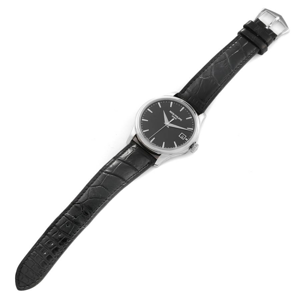 Patek Philippe Calatrava Hunter Case White Gold Mens Watch 5227G Patek Philippe Calatrava Hunter Case White Gold Mens Watch 5227G
