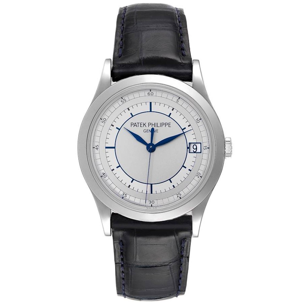 Patek Philippe Calatrava White Gold Automatic Mens Watch 5296 Patek Philippe Calatrava White Gold Automatic Mens Watch 5296