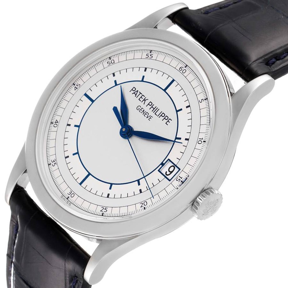Patek Philippe Calatrava White Gold Automatic Mens Watch 5296 Patek Philippe Calatrava White Gold Automatic Mens Watch 5296