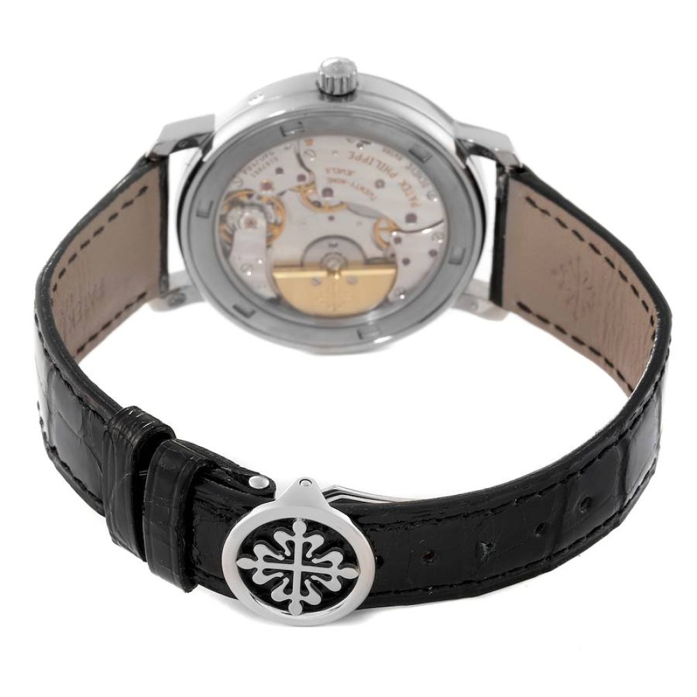 Patek Philippe Moonphase Power Reserve White Gold Watch 5055 Patek Philippe Moonphase Power Reserve White Gold Watch 5055