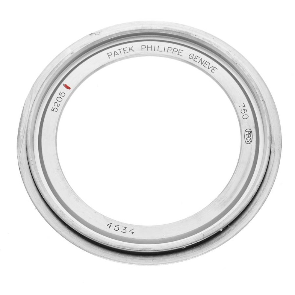 Patek Philippe Complications Annual Calendar White Gold Mens Watch 5205 Patek Philippe Complications Annual Calendar White Gold Mens Watch 5205