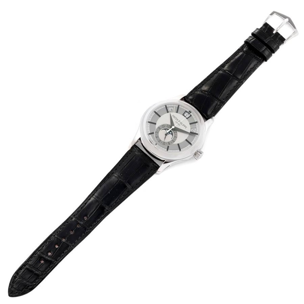 Patek Philippe Complications Annual Calendar White Gold Mens Watch 5205 Patek Philippe Complications Annual Calendar White Gold Mens Watch 5205