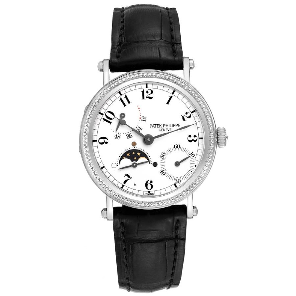 Patek Philippe Complications Moonphase White Gold Mens Watch 5015g Patek Philippe Complications Moonphase White Gold Mens Watch 5015g