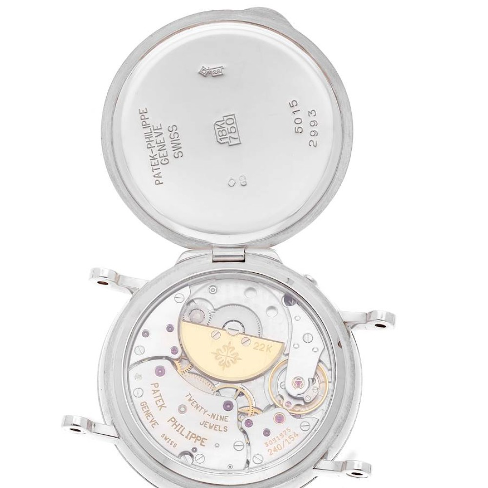 Patek Philippe Complications Moonphase White Gold Mens Watch 5015g Patek Philippe Complications Moonphase White Gold Mens Watch 5015g