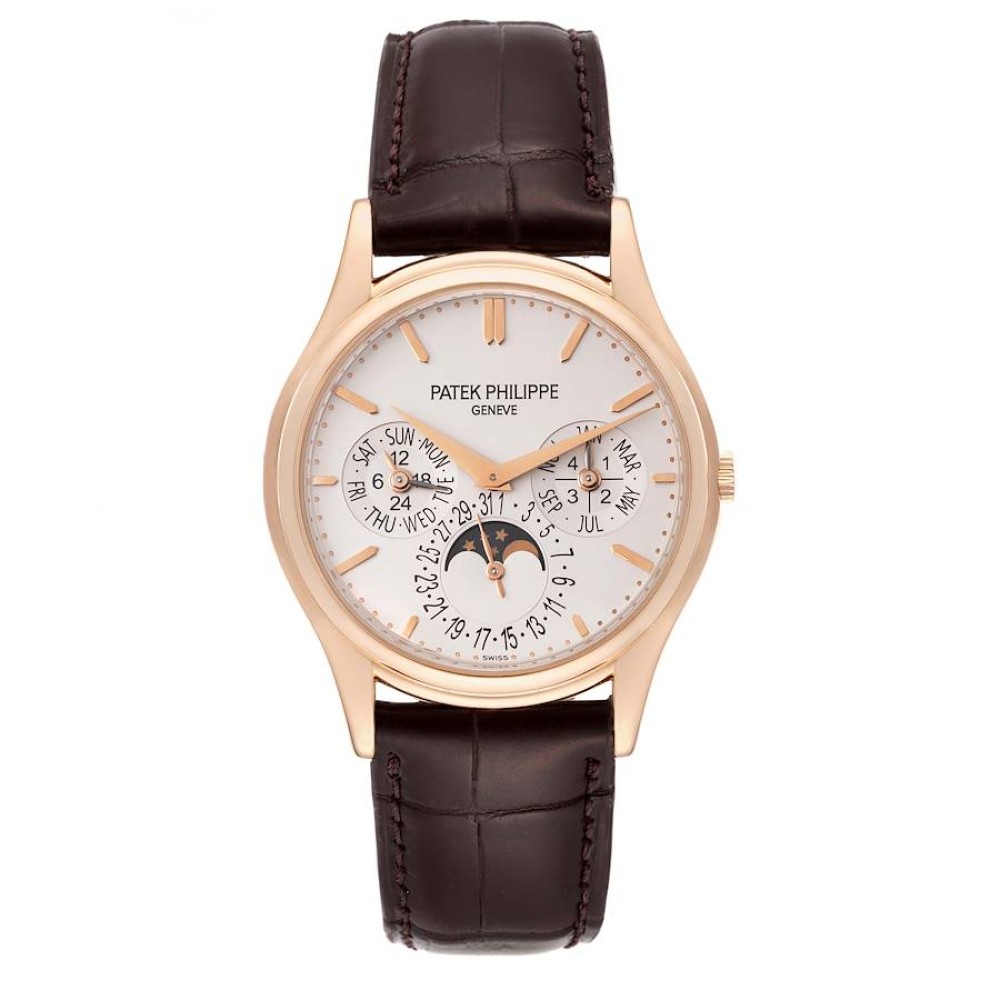 Patek Philippe Complications Perpetual Calendar Rose Gold Mens Watch 5140R Patek Philippe Complications Perpetual Calendar Rose Gold Mens Watch 5140R