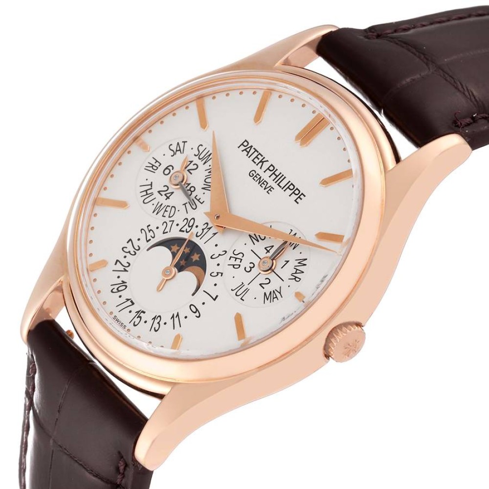 Patek Philippe Complications Perpetual Calendar Rose Gold Mens Watch 5140R Patek Philippe Complications Perpetual Calendar Rose Gold Mens Watch 5140R