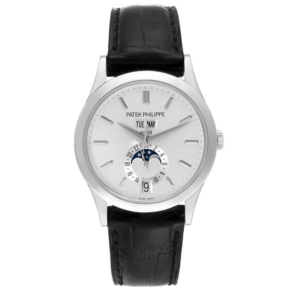 Patek Philippe Complications Annual Calendar White Gold Mens Watch 5396g Patek Philippe Complications Annual Calendar White Gold Mens Watch 5396g