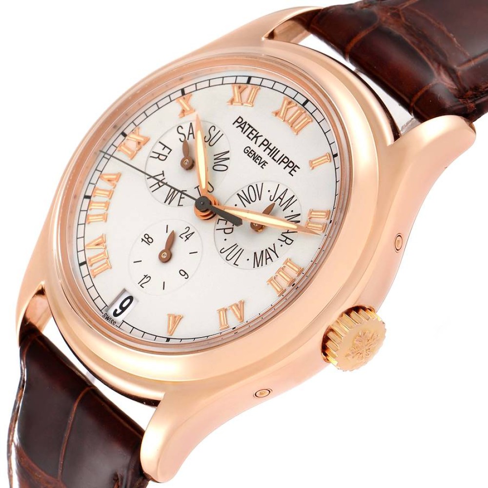 Patek Philippe Complicated Annual Calendar Rose Gold Mens Watch 5035 Patek Philippe Complicated Annual Calendar Rose Gold Mens Watch 5035