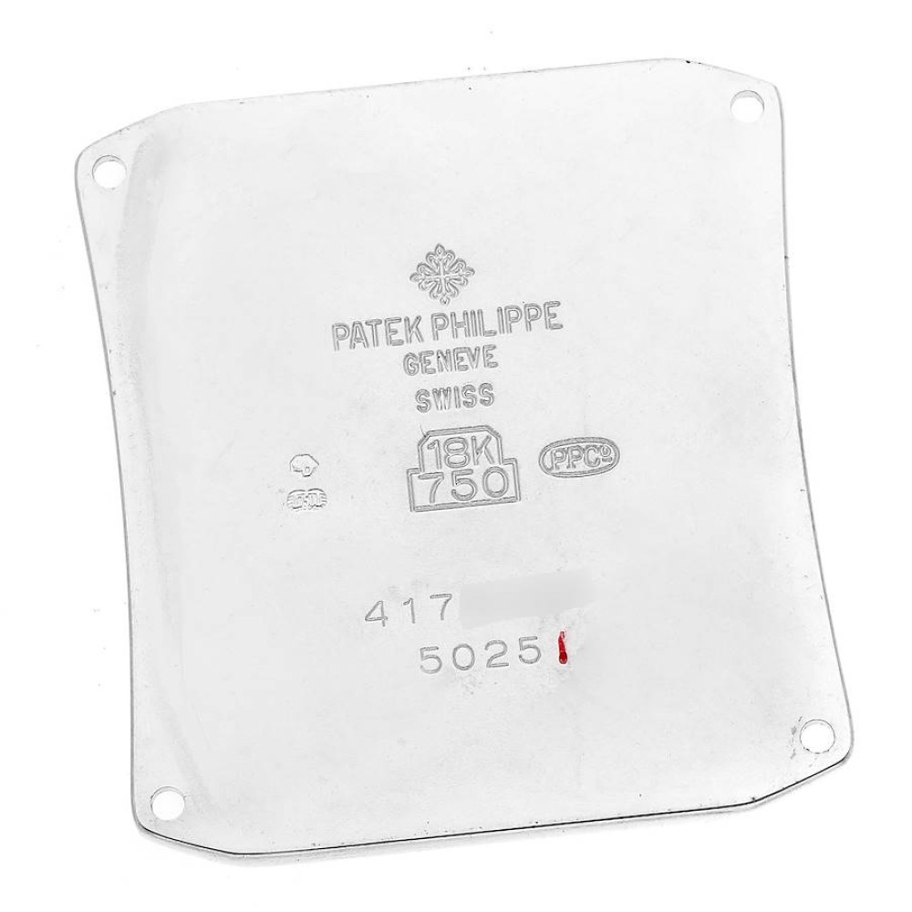 Patek Philippe Gondolo 18k White Gold Diamond Mens Watch 5025 Patek Philippe Gondolo 18k White Gold Diamond Mens Watch 5025