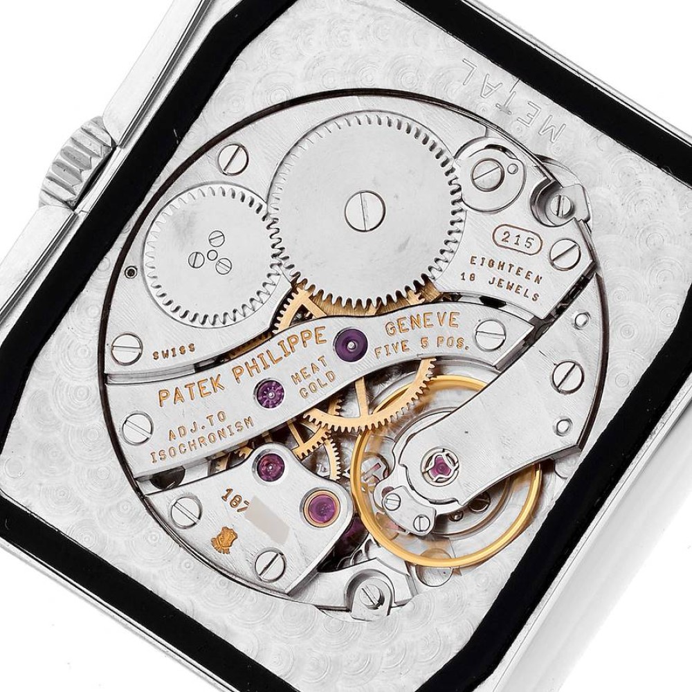 Patek Philippe Gondolo 18k White Gold Diamond Mens Watch 5025 Patek Philippe Gondolo 18k White Gold Diamond Mens Watch 5025