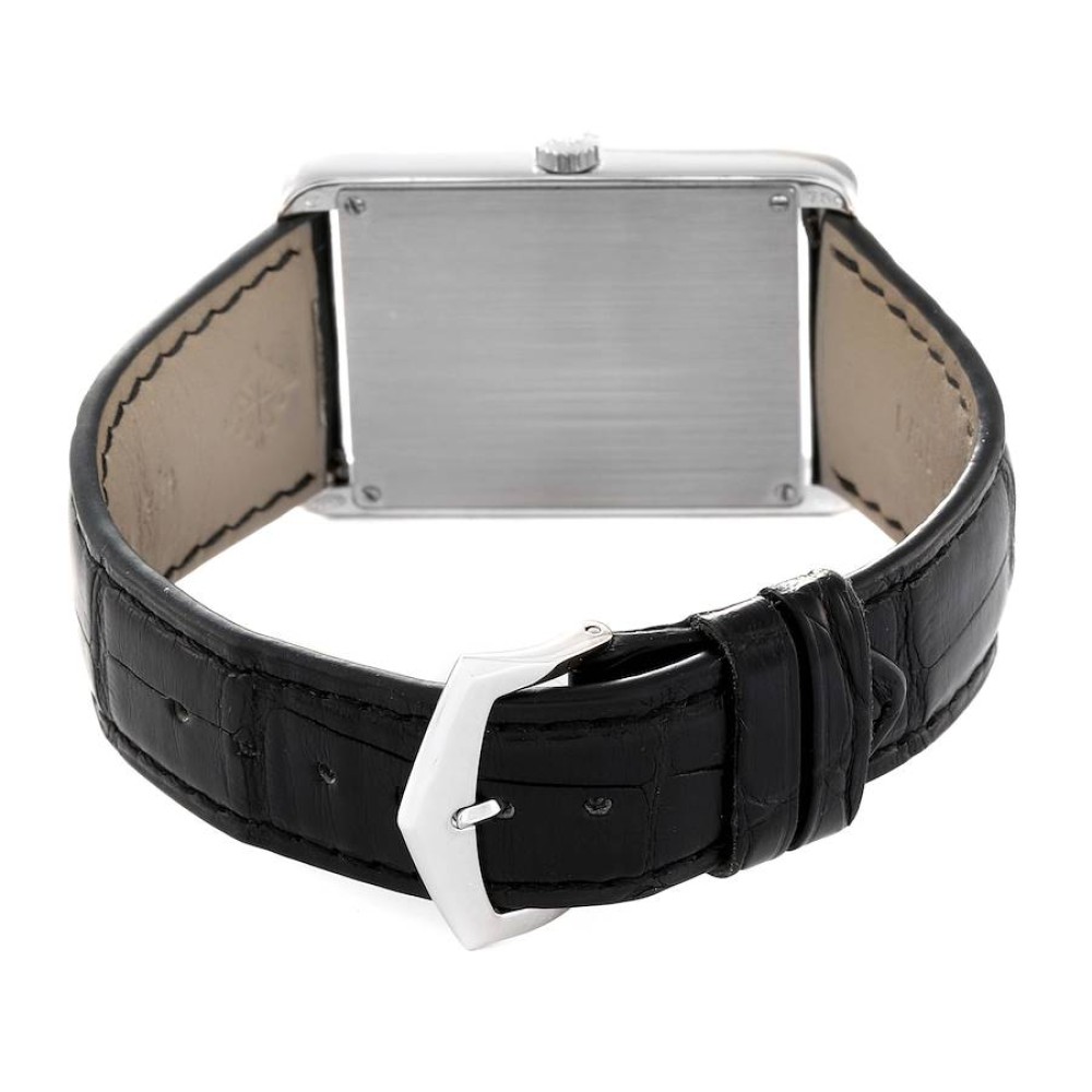 Patek Philippe Gondolo White Gold Black Dial Diamond Mens Watch 5112 Patek Philippe Gondolo White Gold Black Dial Diamond Mens Watch 5112
