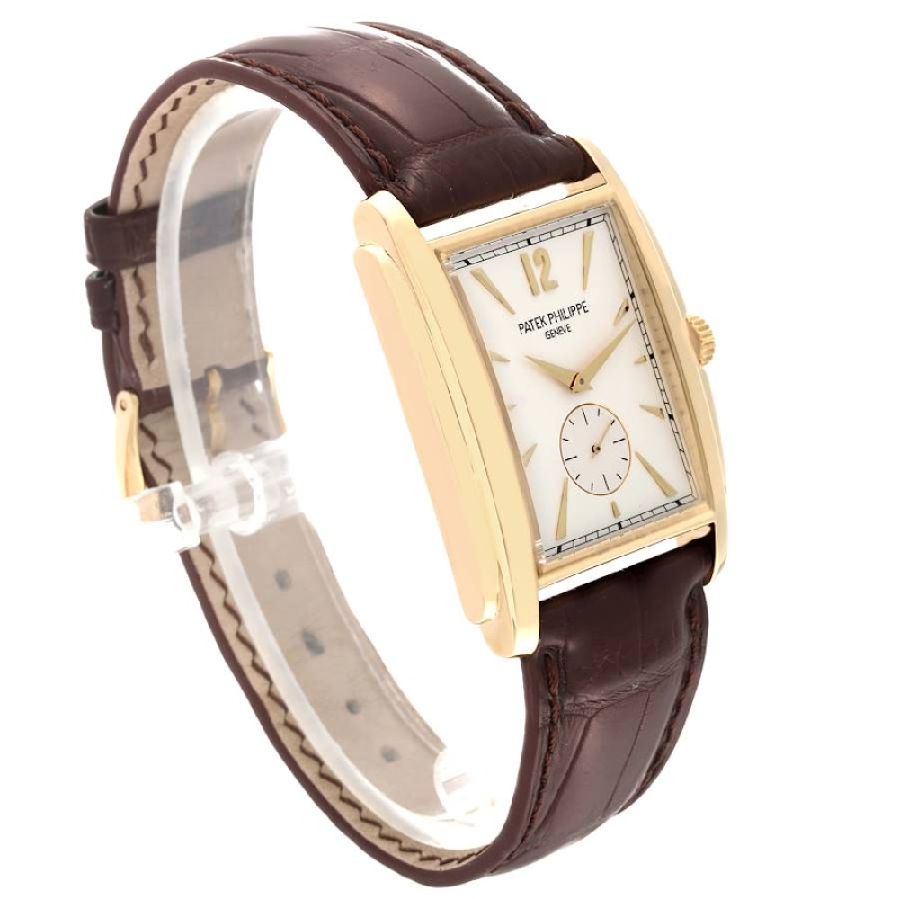 Patek Philippe Gondolo Small Seconds Yellow Gold Silver Dial Mens Watch 5124 Patek Philippe Gondolo Small Seconds Yellow Gold Silver Dial Mens Watch 5124
