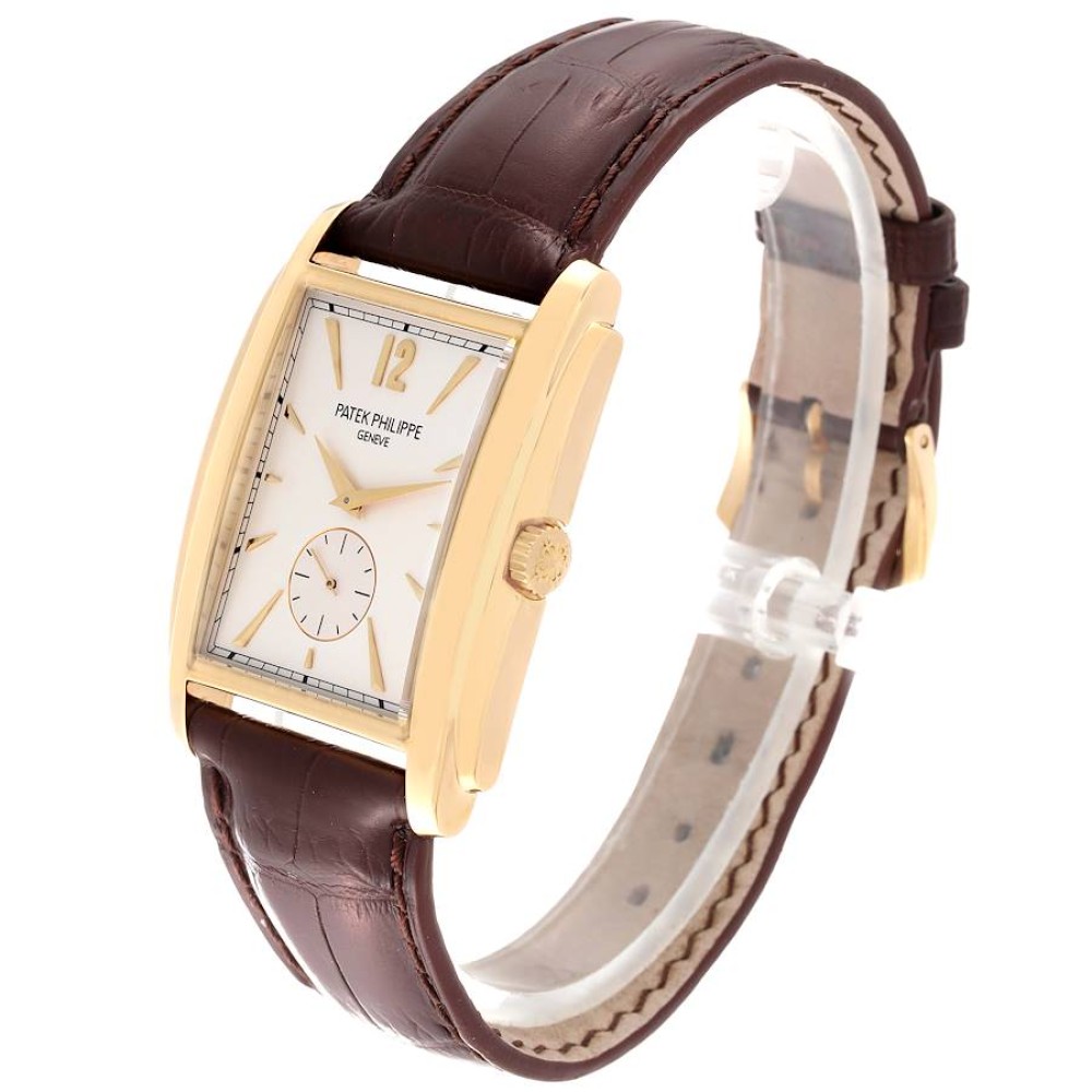 Patek Philippe Gondolo Small Seconds Yellow Gold Silver Dial Mens Watch 5124 Patek Philippe Gondolo Small Seconds Yellow Gold Silver Dial Mens Watch 5124
