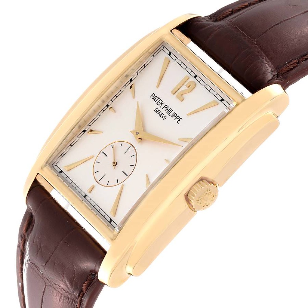 Patek Philippe Gondolo Small Seconds Yellow Gold Silver Dial Mens Watch 5124 Patek Philippe Gondolo Small Seconds Yellow Gold Silver Dial Mens Watch 5124