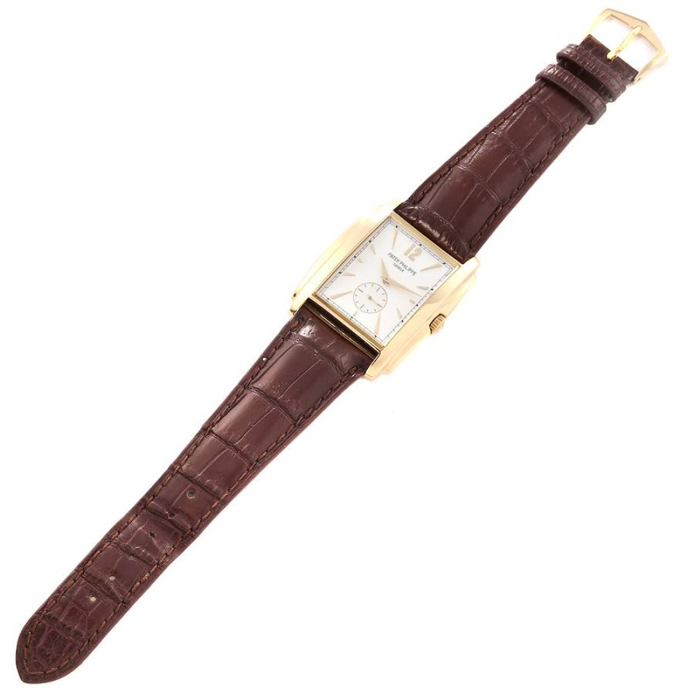 Patek Philippe Gondolo Small Seconds Yellow Gold Silver Dial Mens Watch 5124 Patek Philippe Gondolo Small Seconds Yellow Gold Silver Dial Mens Watch 5124