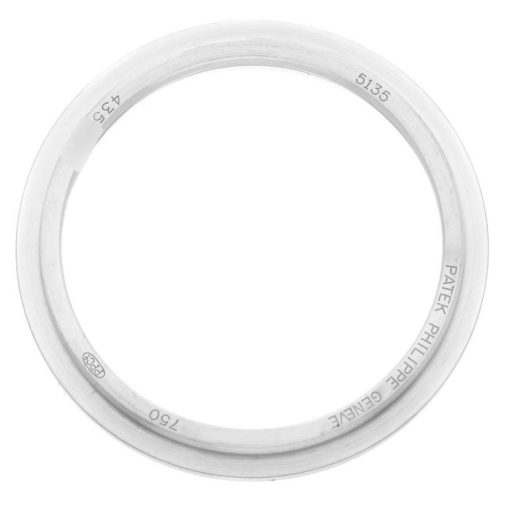 Patek Philippe Gondolo Annual Calendar Moonphase White Gold Mens Watch 5135 Patek Philippe Gondolo Annual Calendar Moonphase White Gold Mens Watch 5135