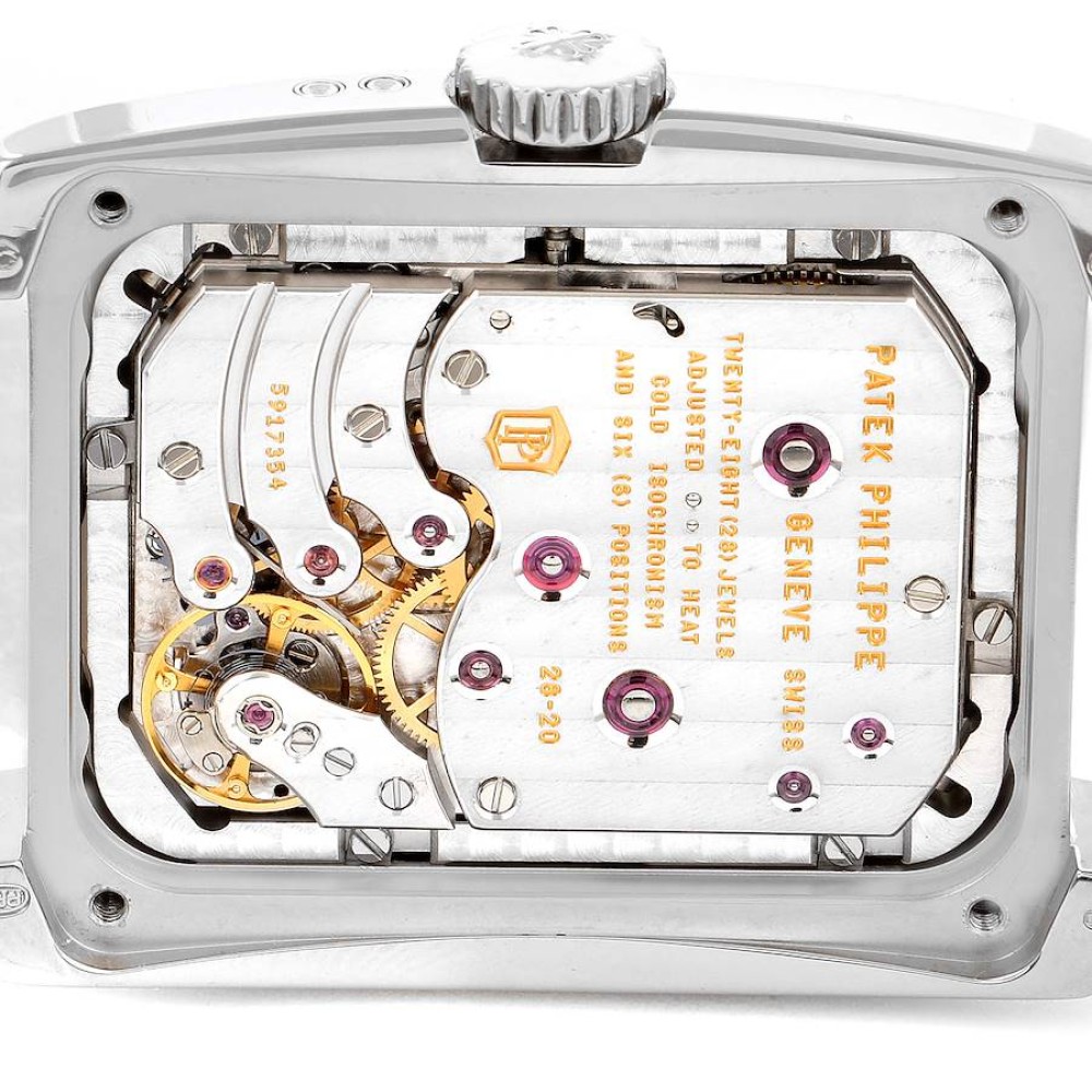 Patek Philippe Gondolo Day Date White Gold Blue Dial Mens Watch 5200 5200G Patek Philippe Gondolo Day Date White Gold Blue Dial Mens Watch 5200 5200G