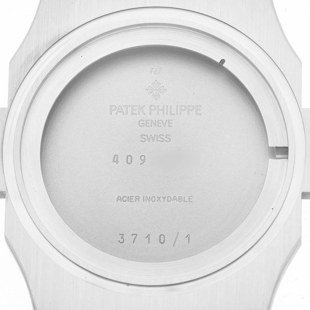 Patek Philippe Nautilus Power Reserve Steel Mens Watch 3710 Patek Philippe Nautilus Power Reserve Steel Mens Watch 3710
