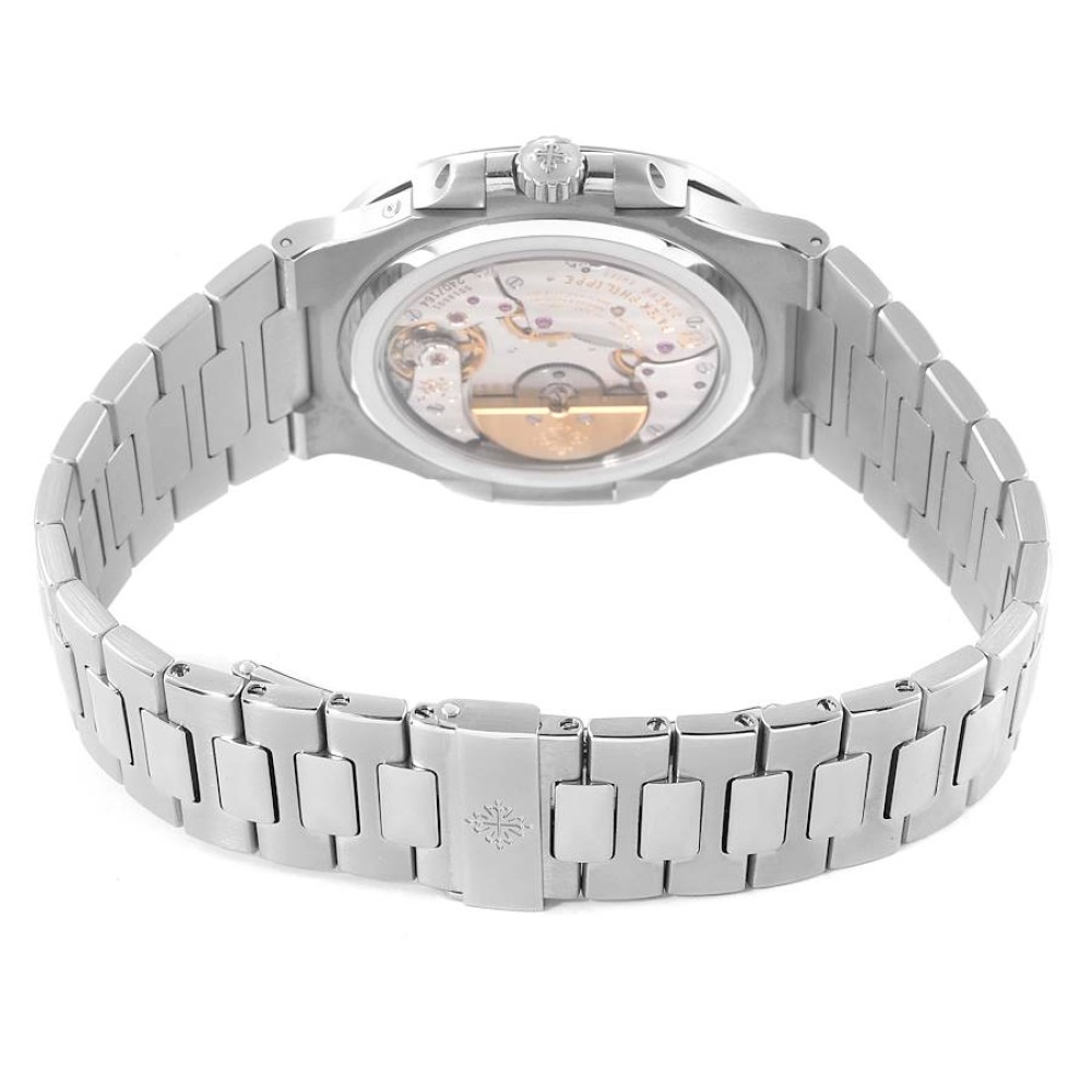 Patek Philippe Nautilus Blue Dial Moonphase Steel Mens Watch 5712 Patek Philippe Nautilus Blue Dial Moonphase Steel Mens Watch 5712