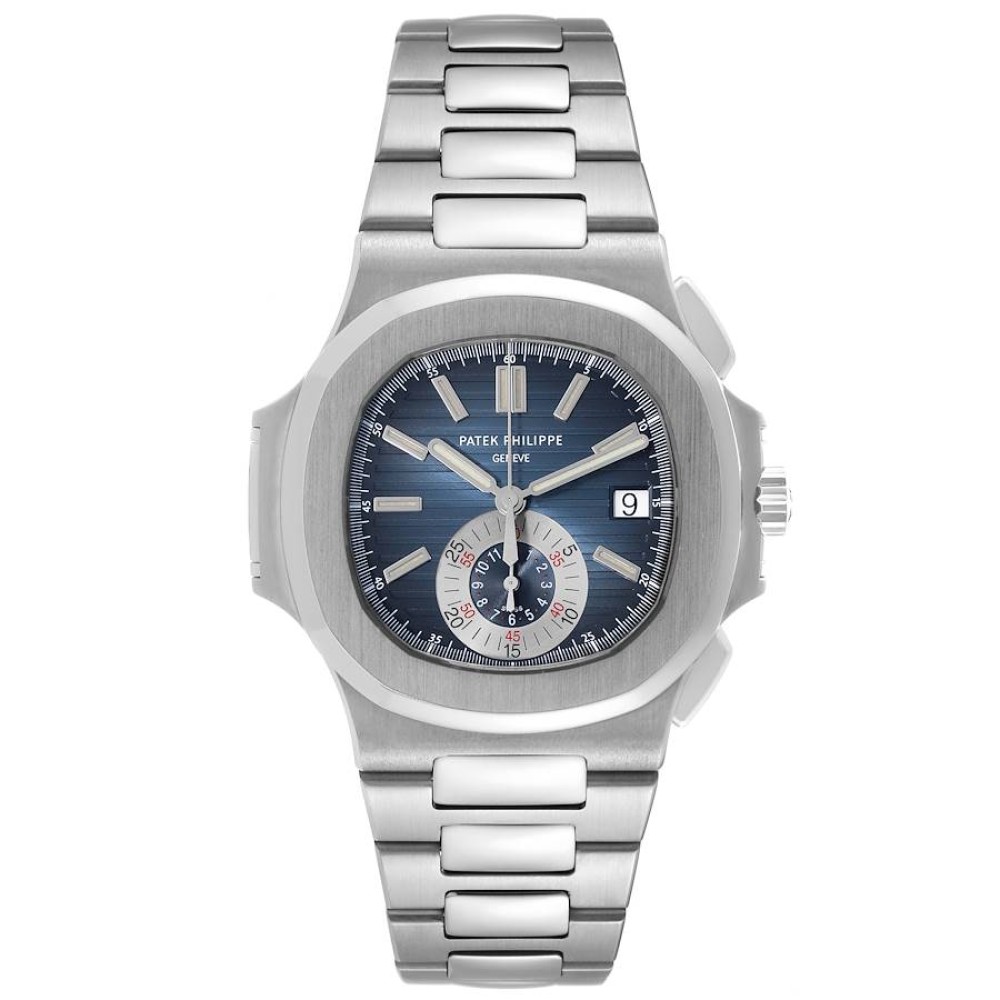 Patek Philippe Nautilus Blue Dial Steel Mens Watch 5980 Patek Philippe Nautilus Blue Dial Steel Mens Watch 5980