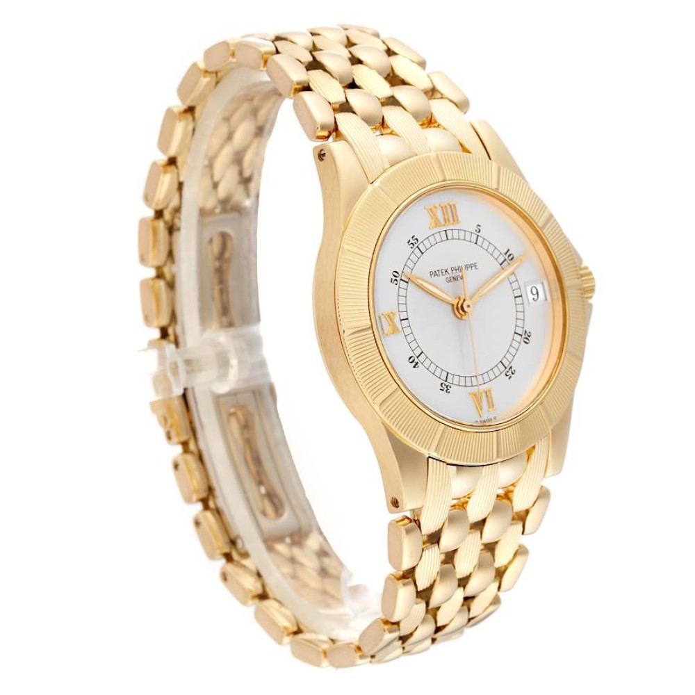 Patek Philippe Neptune Silver Dial Yellow Gold Mens Watch 5081 Patek Philippe Neptune Silver Dial Yellow Gold Mens Watch 5081