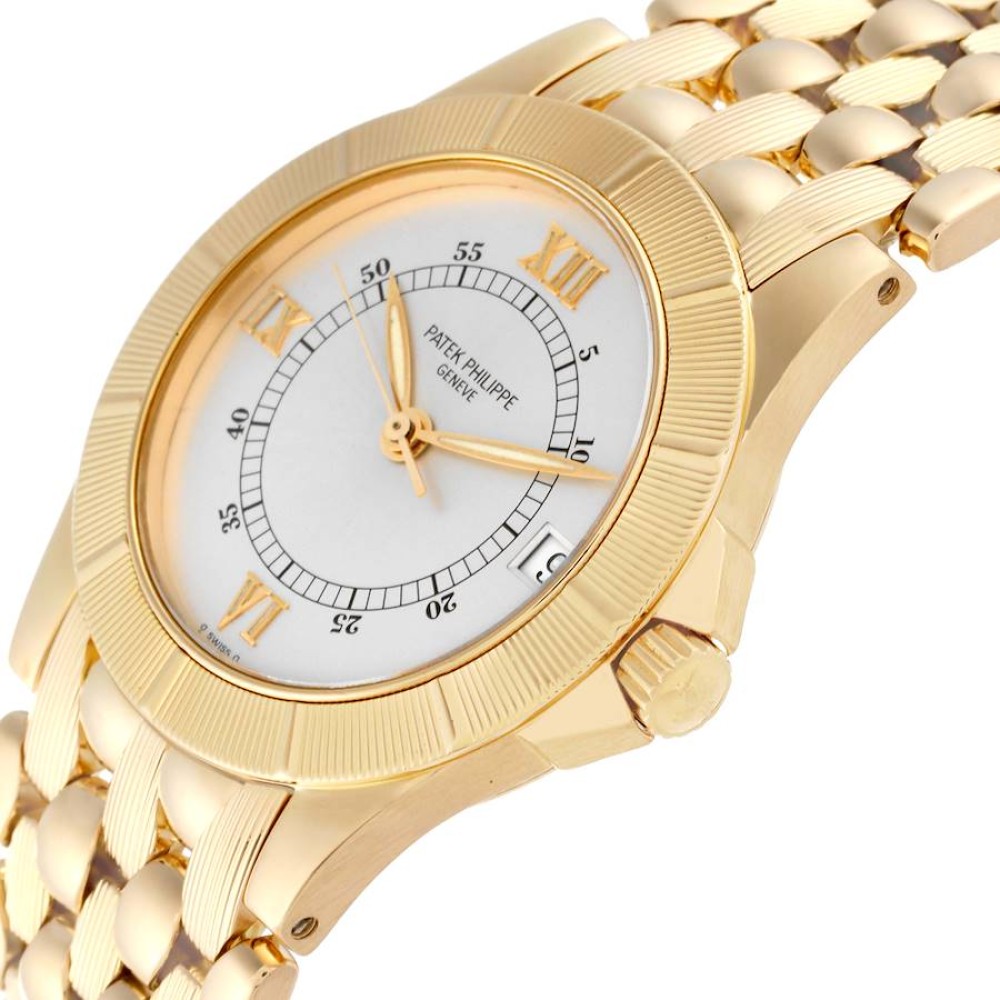 Patek Philippe Neptune Silver Dial Yellow Gold Mens Watch 5081 Patek Philippe Neptune Silver Dial Yellow Gold Mens Watch 5081