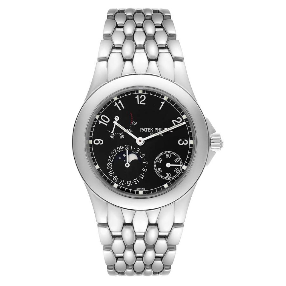 Patek Philippe Neptune Moonphase Power Reserve Steel Mens Watch 5085 Patek Philippe Neptune Moonphase Power Reserve Steel Mens Watch 5085
